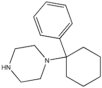 1-(1-PHENYLCYCLOHEXYL)PIPERAZINE Struktur