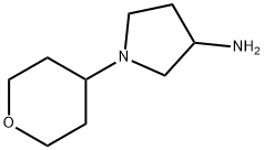 1-(TETRAHYDRO-2H-PYRAN-4-YL)PYRROLIDIN-3-AMINE Struktur