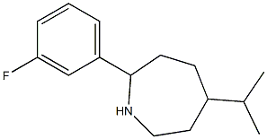 2-(3-FLUOROPHENYL)-5-ISOPROPYLAZEPANE Struktur