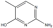 2-AMINO-5-METHYLPYRIMIDIN-4-OL Struktur