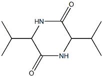 3,6-DIISOPROPYLPIPERAZINE-2,5-DIONE Struktur