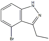 4-BROMO-3-ETHYL-1H-INDAZOLE Struktur