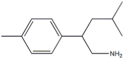 4-METHYL-2-(4-METHYLPHENYL)PENTAN-1-AMINE Struktur