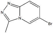 6-BROMO-3-METHYL-1,2,3-TRIAZOLO[4,3-A]PYRIDINE Struktur