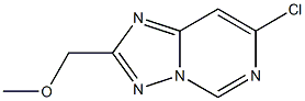 7-CHLORO-2-(METHOXYMETHYL)[1,2,4]TRIAZOLO[1,5-C]PYRIMIDINE Struktur