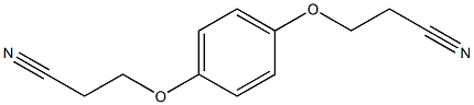 3-[4-(2-cyanoethoxy)phenoxy]propanenitrile Struktur