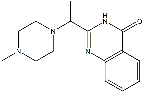 2-[1-(4-methylpiperazino)ethyl]-4(3H)-quinazolinone Struktur