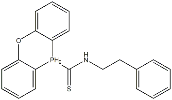 N-phenethyloxo(diphenyl)phosphoranecarbothioamide Struktur