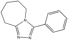 3-phenyl-6,7,8,9-tetrahydro-5H-[1,2,4]triazolo[4,3-a]azepine Struktur