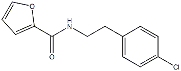 N2-(4-chlorophenethyl)-2-furamide Struktur