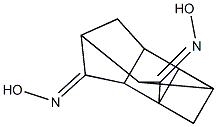 pentacyclo[6.2.1.0~1,7~.0~2,6~.0~4,9~]undecane-3,10-dione dioxime Struktur