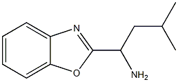 1-(1,3-benzoxazol-2-yl)-3-methylbutan-1-amine Struktur