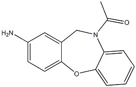 1-[2-aminodibenzo[b,f][1,4]oxazepin-10(11H)-yl]-1-ethanone Struktur