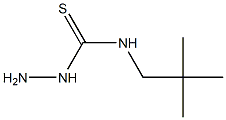 N1-neopentylhydrazine-1-carbothioamide Struktur