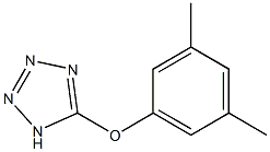 5-(3,5-dimethylphenoxy)-1H-1,2,3,4-tetraazole Struktur