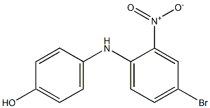 4-(4-bromo-2-nitroanilino)benzenol Struktur