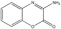 3-amino-2H-1,4-benzoxazin-2-one Struktur