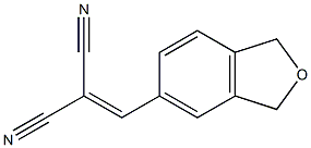 2-(1,3-dihydroisobenzofuran-5-ylmethylidene)malononitrile Struktur