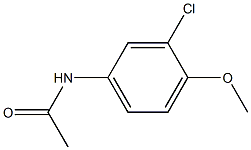 N1-(3-chloro-4-methoxyphenyl)acetamide Struktur