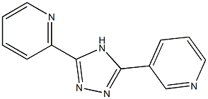 2-[5-(3-pyridyl)-4H-1,2,4-triazol-3-yl]pyridine Struktur