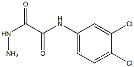 N1-(3,4-dichlorophenyl)-2-hydrazino-2-oxoacetamide Struktur