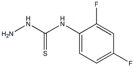 N-(2,4-difluorophenyl)hydrazinecarbothioamide Struktur