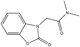 N,N-dimethyl-2-[2-oxo-1,3-benzoxazol-3(2H)-yl]acetamide Struktur