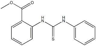 methyl 2-[(anilinocarbothioyl)amino]benzoate Struktur