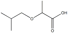 2-isobutoxypropanoic acid Struktur