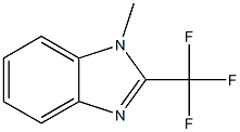 1-methyl-2-(trifluoromethyl)-1H-benzo[d]imidazole Struktur