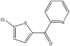 (5-chlorothiophen-2-yl)(pyridin-2-yl)methanone Struktur