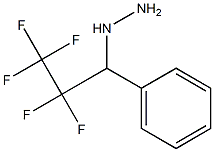 1-(2,2,3,3,3-pentafluoro-1-phenylpropyl)hydrazine Struktur