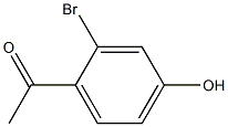 1-(2-bromo-4-hydroxyphenyl)ethanone Struktur