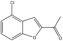 1-(4-chlorobenzofuran-2-yl)ethanone Struktur