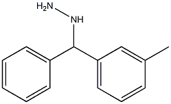 1-(phenyl(m-tolyl)methyl)hydrazine Struktur