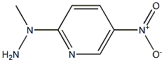 1-methyl-1-(5-nitropyridin-2-yl)hydrazine Struktur