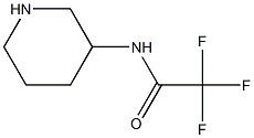 2,2,2-trifluoro-N-(piperidin-3-yl)acetamide Struktur