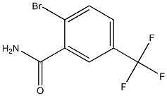 2-bromo-5-(trifluoromethyl)benzamide Struktur