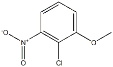 2-chloro-1-methoxy-3-nitrobenzene Struktur