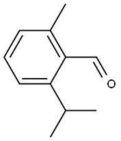 2-isopropyl-6-methylbenzaldehyde Struktur