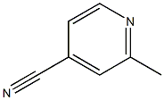 2-methylpyridine-4-carbonitrile Struktur