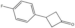 3-(4-fluorophenyl)cyclobutanone Struktur