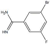 3-bromo-5-fluorobenzamidine Struktur