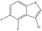 3-chloro-4,5-difluorobenzo[b]thiophene Struktur