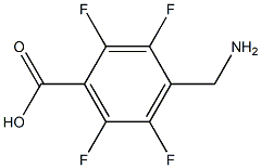 4-(aminomethyl)-2,3,5,6-tetrafluorobenzoic acid Struktur