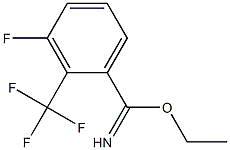 ethyl 3-fluoro-2-(trifluoromethyl)benzoimidate Struktur