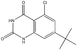 7-tert-butyl-5-chloroquinazoline-2,4(1H,3H)-dione Struktur