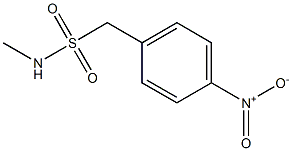 N-Methyl-C-(4-nitro-phenyl)-methanesulfonamide Struktur