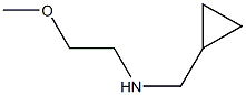 N-(Cyclopropylmethyl)-2-methoxy-1-ethanamine Struktur