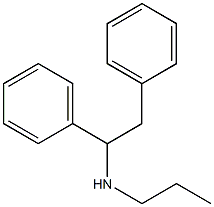 (1,2-diphenylethyl)(propyl)amine Struktur